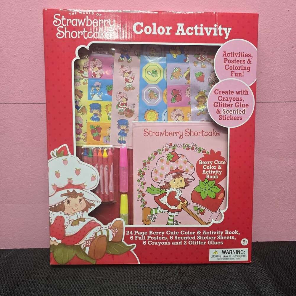 Strawberry Shortcake Color Activity Set Crayons Stickers